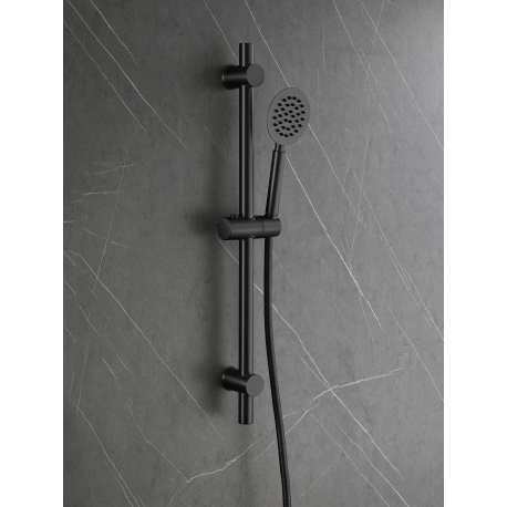 Barre douche inox noir 