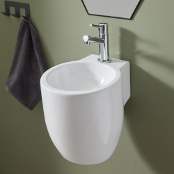 Lavabo totem lave-mains