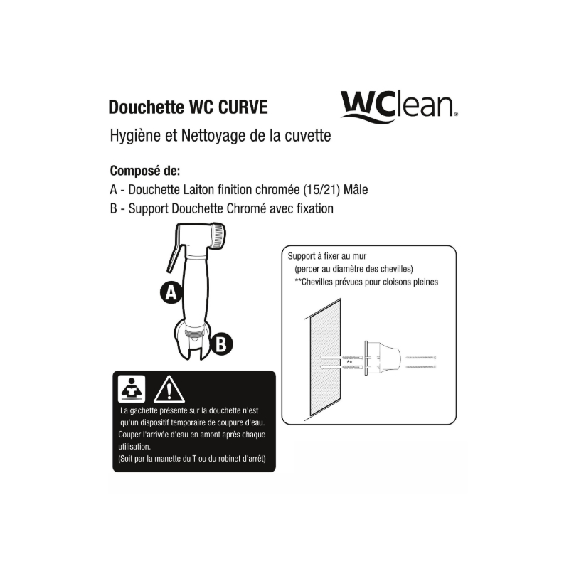 douchette wc hygiene intime