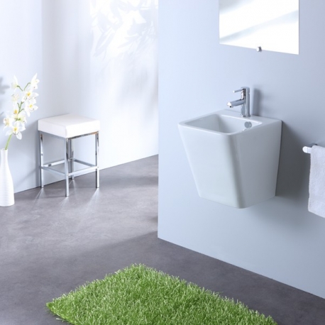 Lavabo à suspendre blanc
