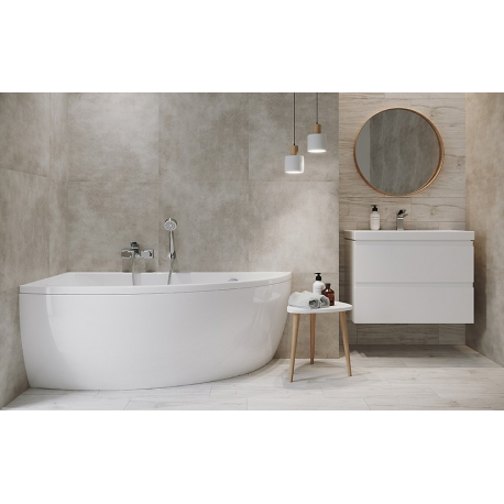 Baignoire îlot d'angle