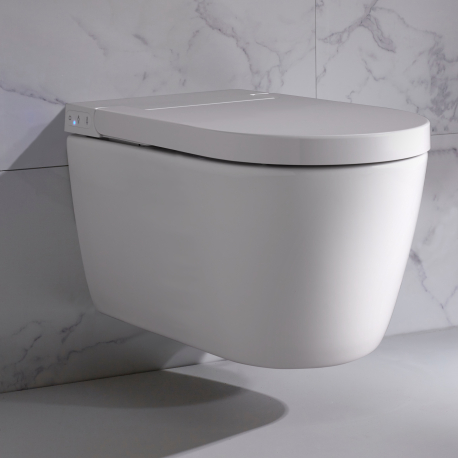cuvette haute WC suspendu lavant