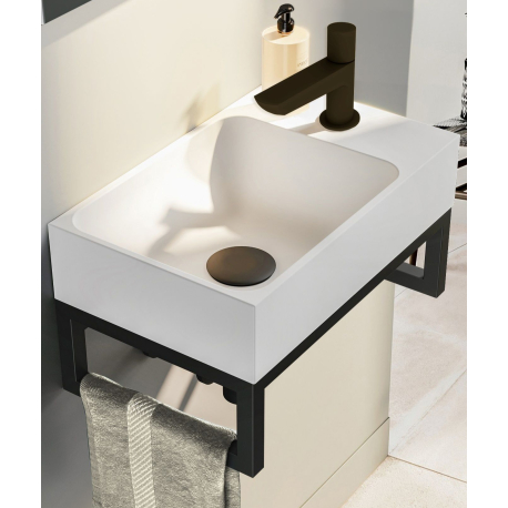 lave mains porte serviette suspendu