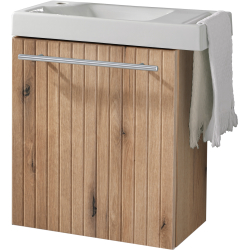 Meuble lave main en bois à poser pour WC