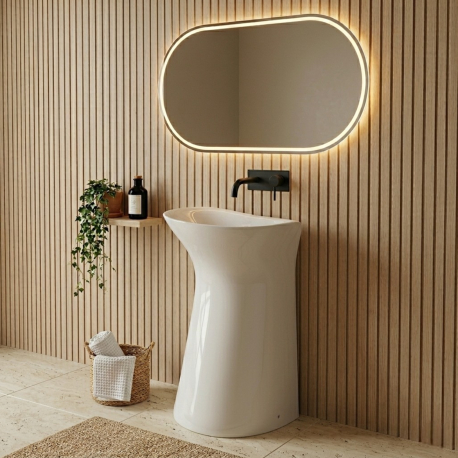 lavabo totem à poser design 