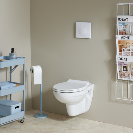 Cuvette suspendue sans bride universelle