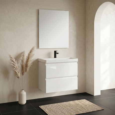 Meuble de salle de bain 60 cm à suspendre