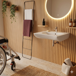 Lavabo à suspendre ergonomique PMR